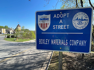 Boxley Materials Adopt A Highway Sign