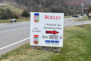 Boxley peanut butter drive donation event