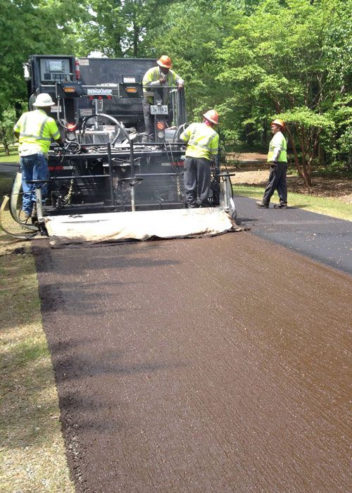 Boxley Paving Slurry Seal on Roadway