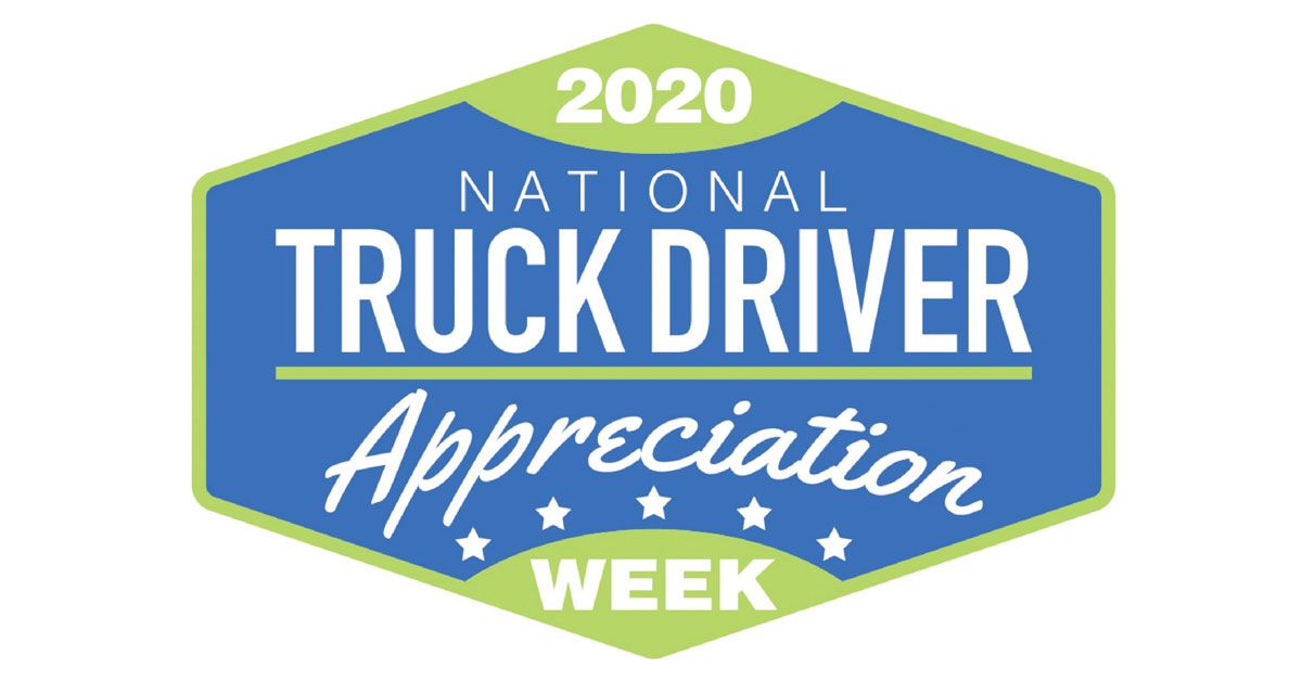 Truck Driver Appreciation Week Logo