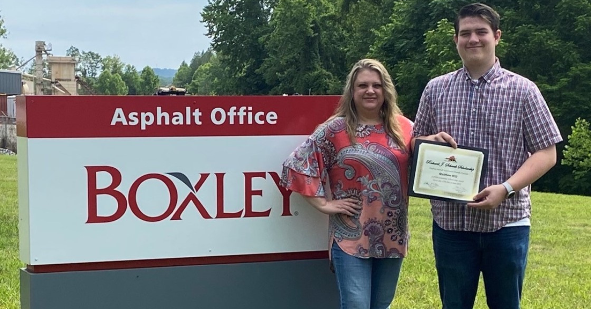 Boxley Employee's Son Named 2022 VAA Scholarship Recipient