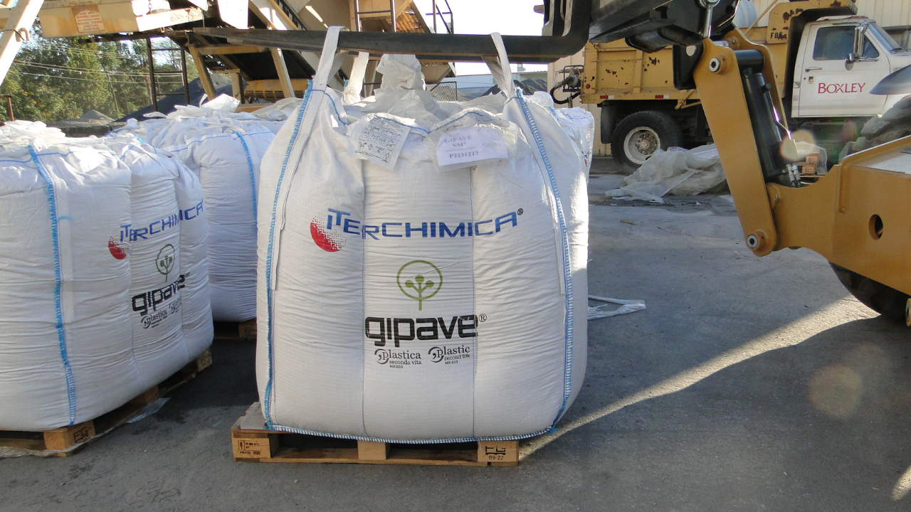 Gipave plastic material for Boxley